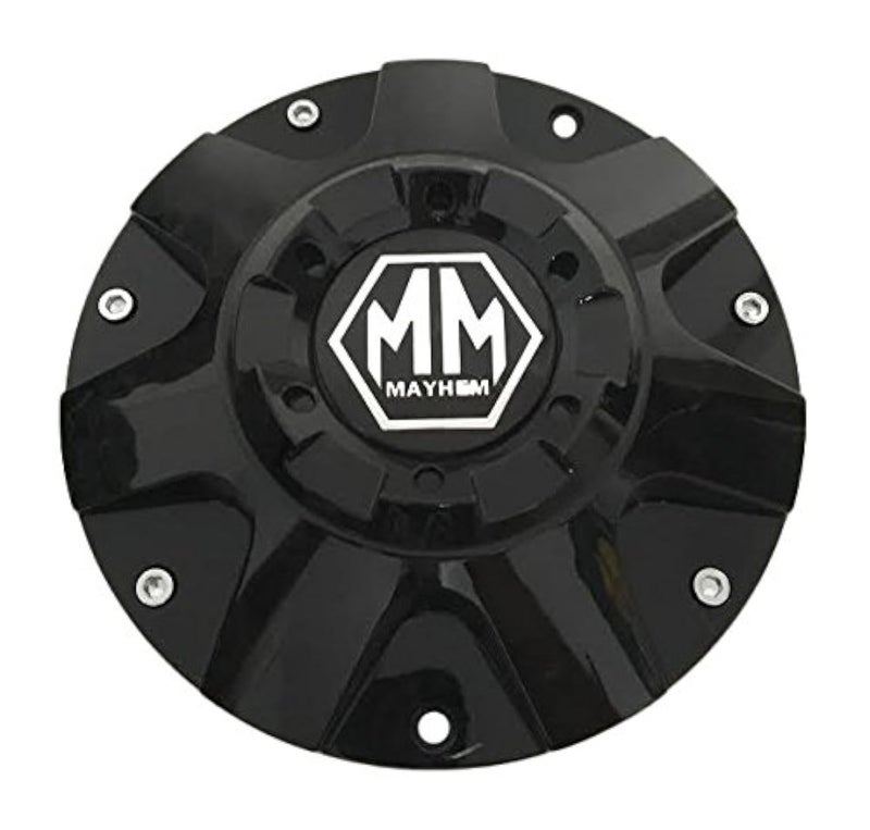 Mayhem Wheels C709501B C108060B 71312090F-12 Gloss Black Wheel Center Cap